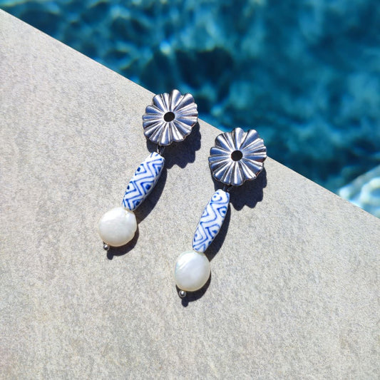 Boucles d'oreilles Santorini